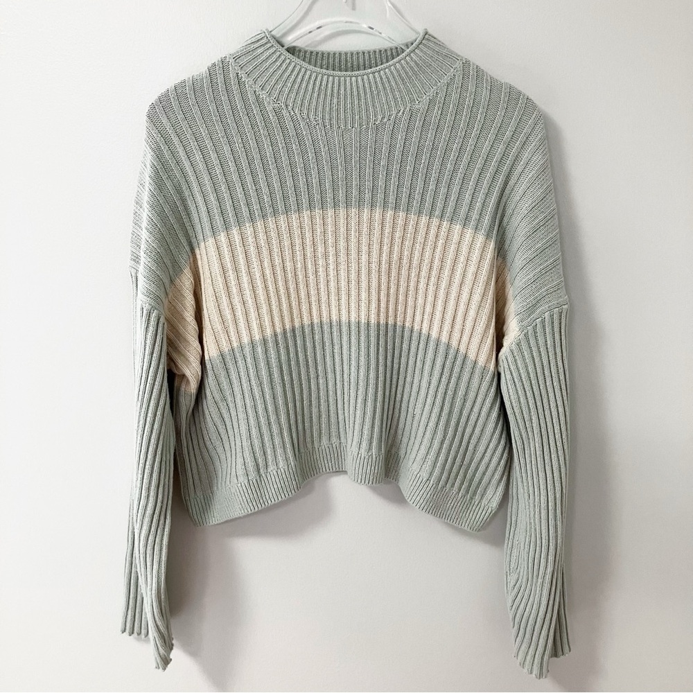 Everlane | Green Cotton Sweater L